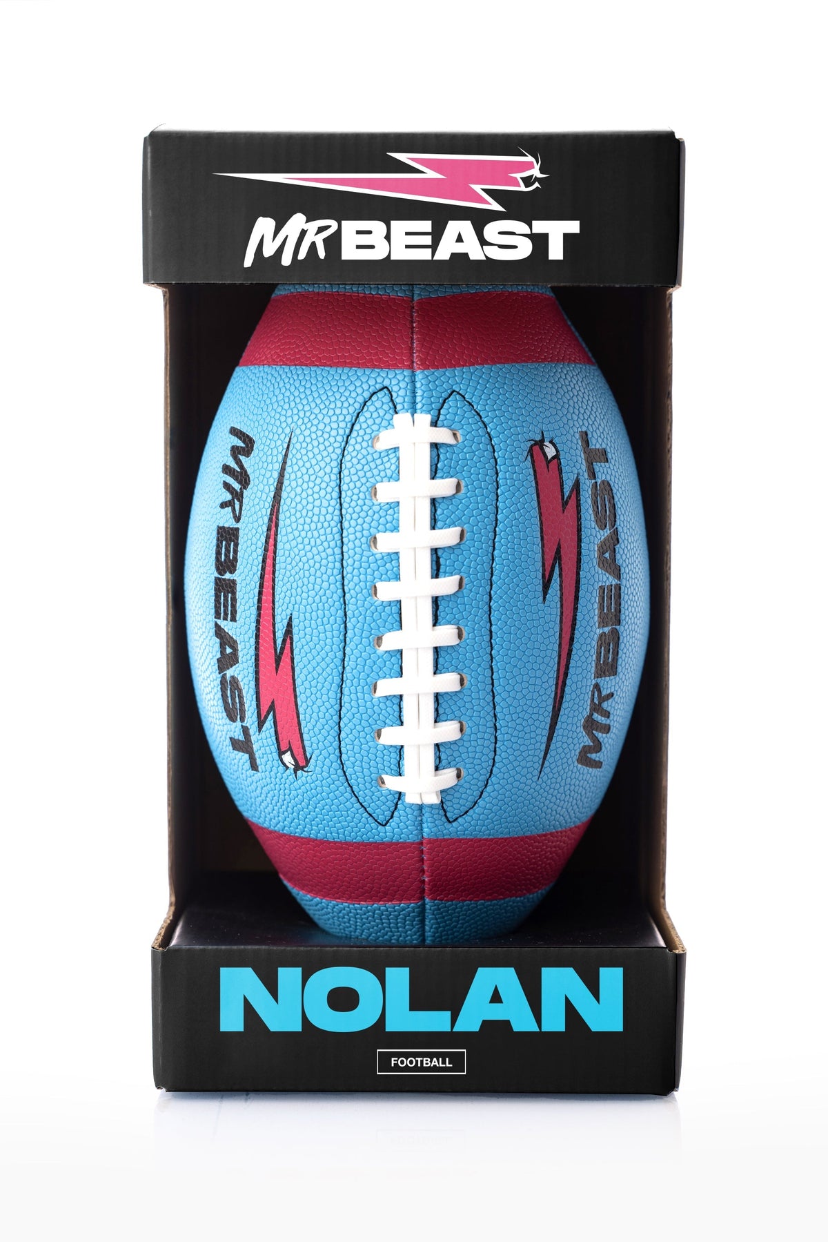 BOLA DE FUTEBOL AMERICANO MRBEAST | EDIÇÃO NOLAN!